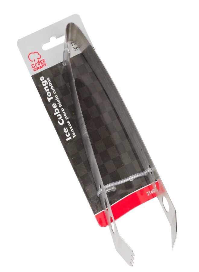 Chef Craft Classic Ice Cube Tong, 7 Inches In length, Stainless Steel - Image 2