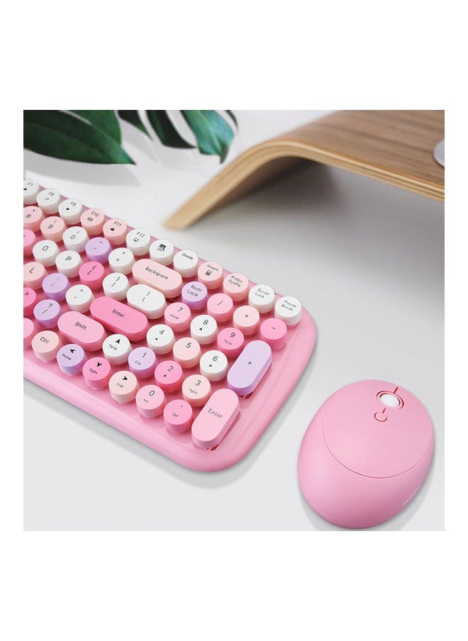 NIBEMINENT Mofii Candy XR 2.4g Wireless Keyboard & Mouse Combo Pink  - Image 5