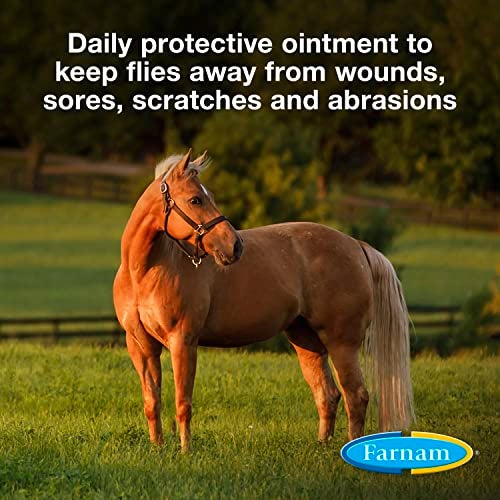 Farnam SWAT Pink Fly Repellent Ointment for Horses, Repels House, Stable, Face & Horn Flies, Protects Wounds on Horses, Ponies & Dogs, 7 oz. - Image 2