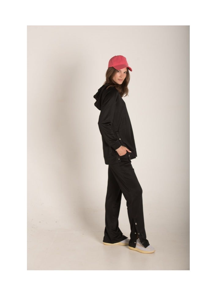 Marco Bergamo Snap Buttons Side Hoodie - Image 1