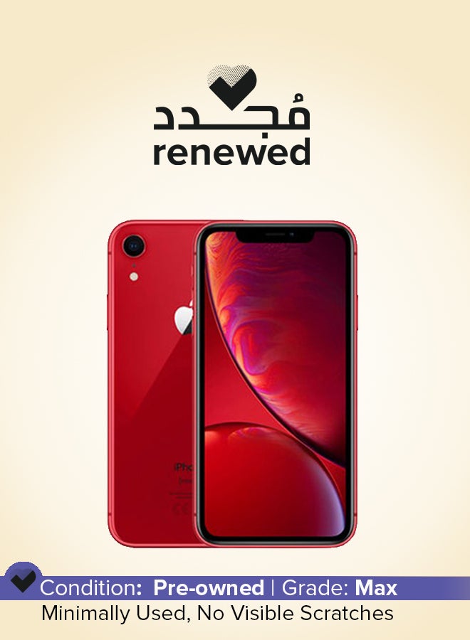 Apple Renewed - iPhone XR 64GB Red 4G With Facetime - Image 1