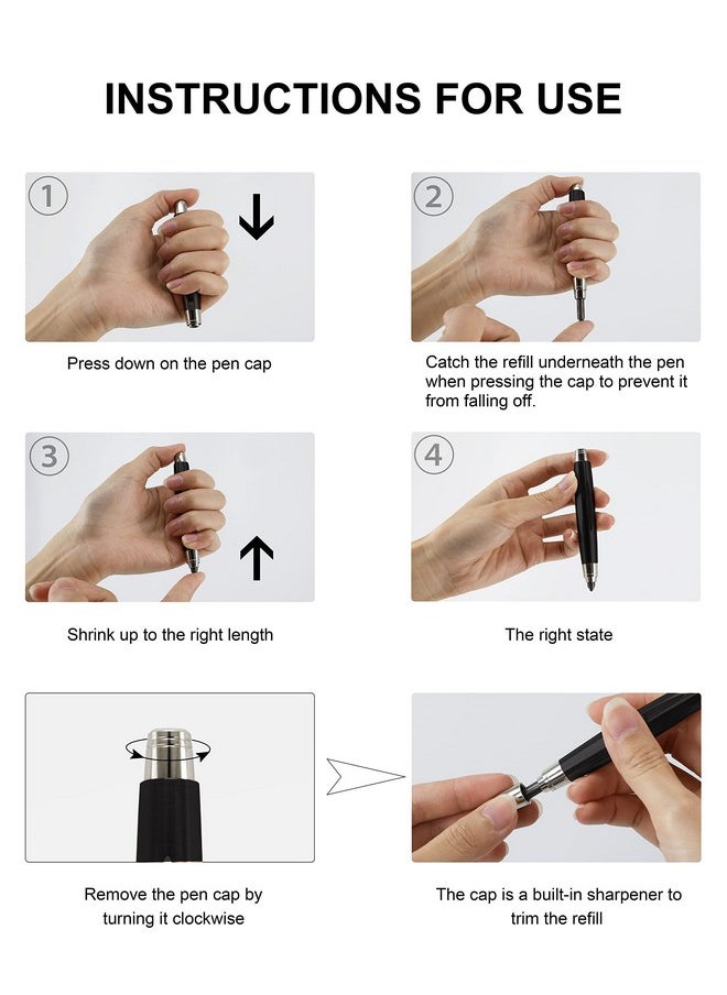 WSD - Sketch Up 5.6Mm Mechanical Pencil Mechanical Clutch With Built Sharpener (Black) - Image 1