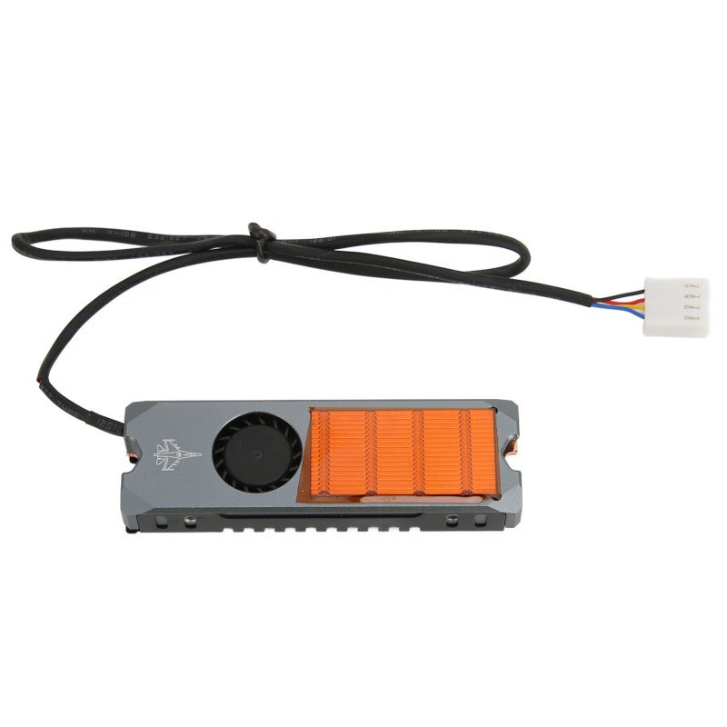 JEYI M.2 SSD Heatsink PWM Intelligent Worm Fan - Pure Copper Fins 15 Vents for Gaming PC - Image 5