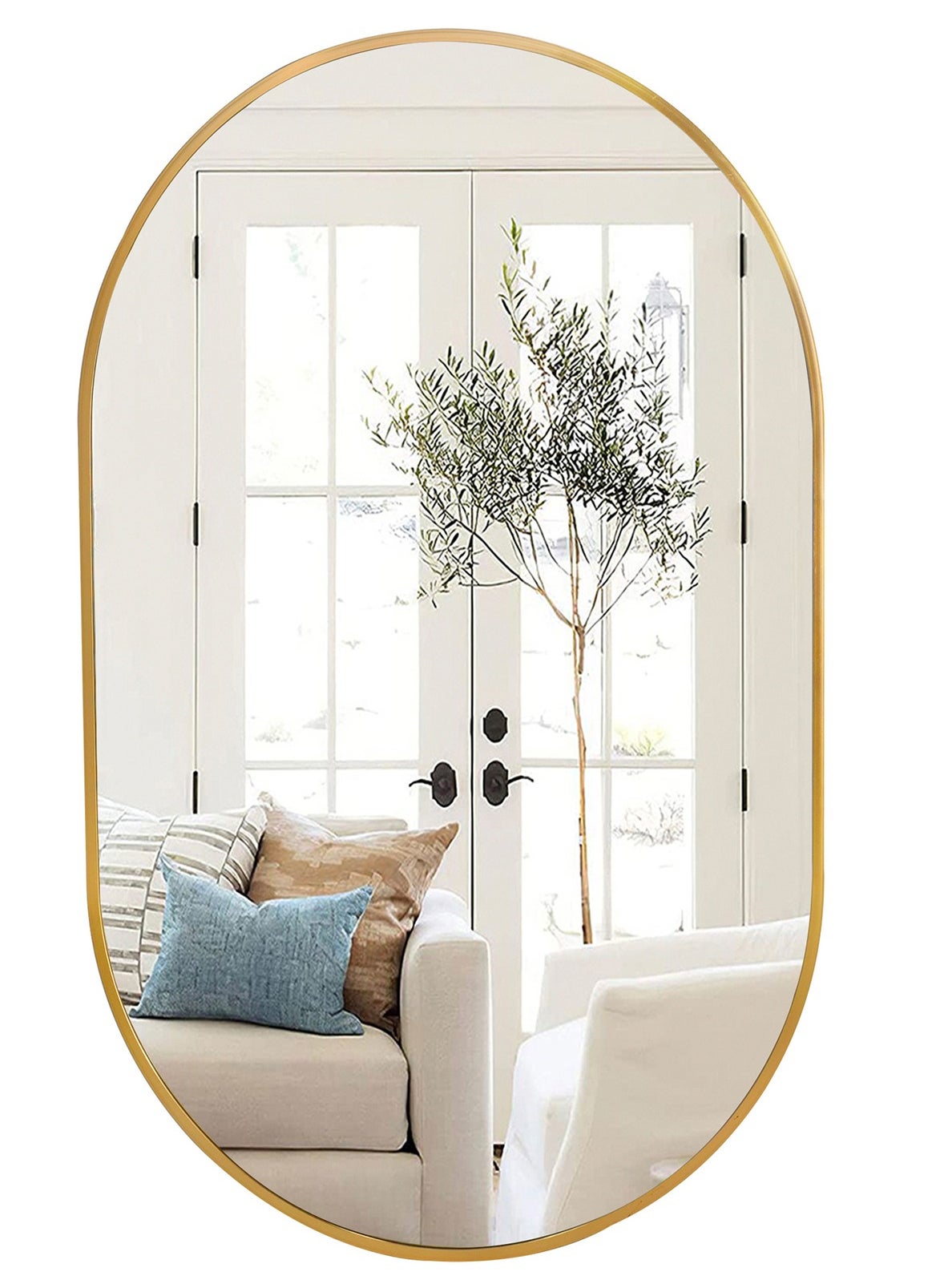 Wall Mirror Full Length Mirror Self Adhesive Mirror Full Body Mirror Wall-Mounted Bathroom Mirror Modern Large Hanging Dressing Mirror for Bedroom, Living Room - https://f.nooncdn.com/p/pzsku/ZD54DDCE99F91D883E963Z/45/_/1705654087/0f279d10-bf12-47aa-91fe-b4114266dad3.jpg?width=original