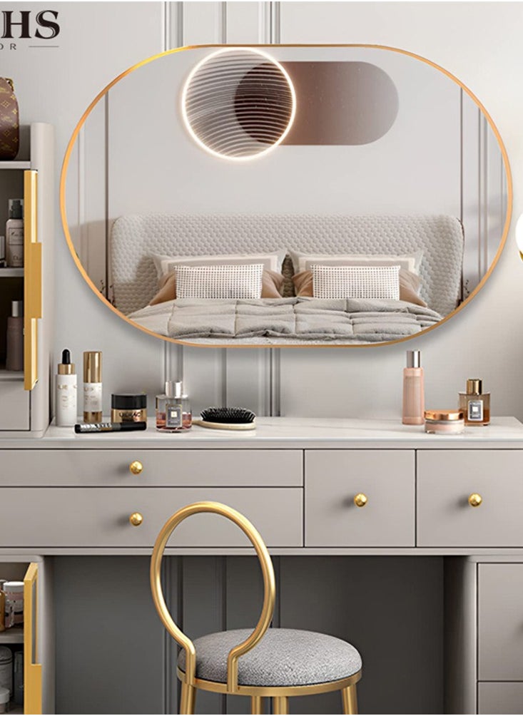Wall Mirror Full Length Mirror Self Adhesive Mirror Full Body Mirror Wall-Mounted Bathroom Mirror Modern Large Hanging Dressing Mirror for Bedroom, Living Room - https://f.nooncdn.com/p/pzsku/ZD54DDCE99F91D883E963Z/45/_/1705654088/7fc46cbf-8ab4-4ebb-9323-88cd305cbf5f.jpg?width=original