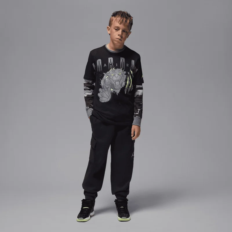Nike Black Kids' Panther T-Shirt  | Best Price UAE