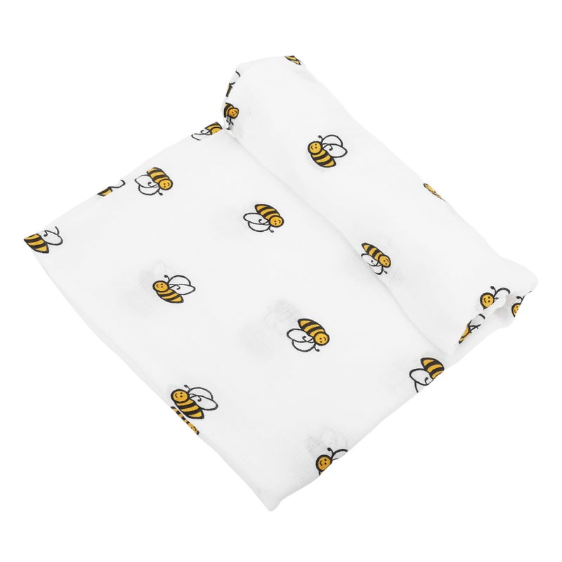 Muslin Swaddle Blanket Soft Lightweight Cotton Wrap for Newborns for Shower Breathable Boy Girl Gauze Blanket for Swaddling and Bathing