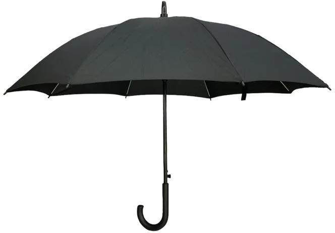 Ünsal Showroom Walking Stick Umbrella Fish Line Black