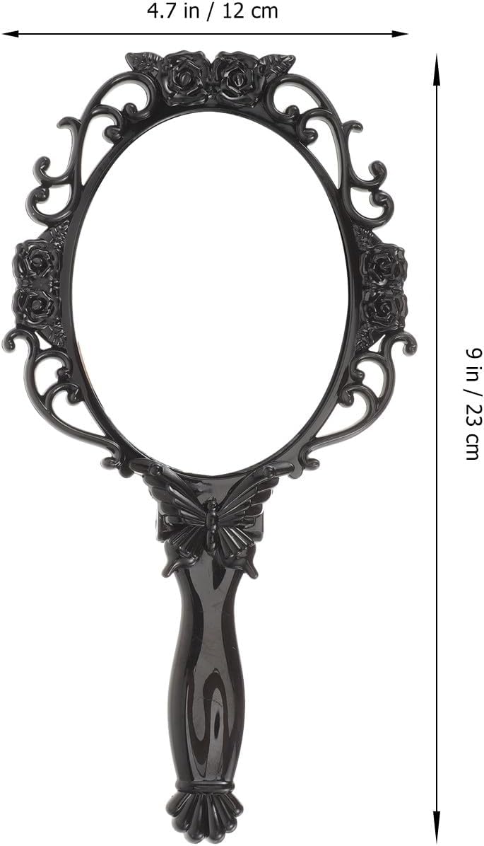 Reliable durability Garneck Rose Flower Design Folding Handheld Mirror for Makeup, Black Portable Hand Mirror for Women’s Vanity and Travel Use Individual & group usable Batch consistent craftsmanship Long term storage compatible Longevity upgraded craftsmanship Cost effective global grade quality No overseas transit wait All storage space compatible UV resistant High strength upgraded material Hot & cold climate compatible Land transit & shipment compatible Longevity optimized build Flexible sizing options Non sticky surface Hanging space save Fault optimized construction Stackable design Indoor outdoor all-purpose fit Lightweight Classic design alternatives Global upgraded economical craftsmanship Main road full logistics cover Adjustable build Economical varied sizing picks - Image 2
