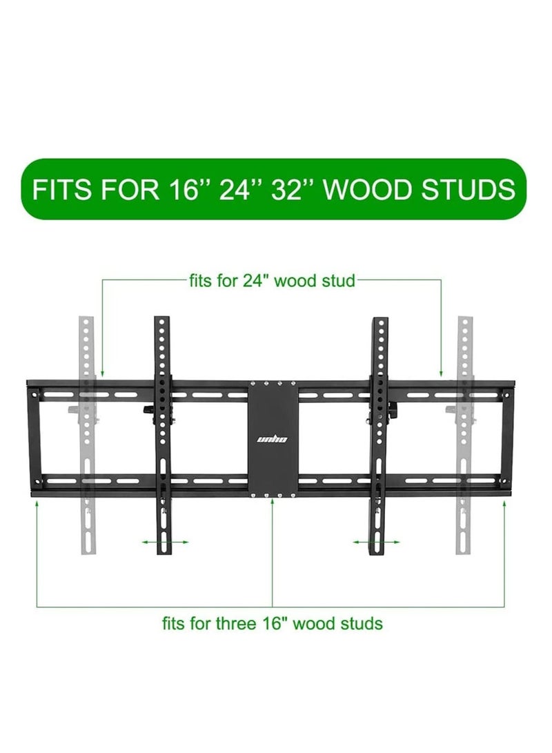Phone Planet 32-85" TV Wall Mount Bracket: Tilt Ultra Slim Fixed TV Mount for LED LCD OLED Plasma TVs with Spirit Level Super Strong 132 lbs Weight Capacity VESA up to 800 x 400 - Image 4
