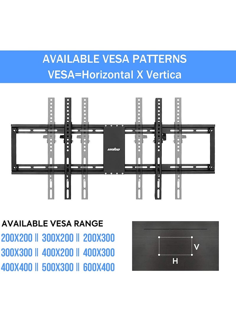 Phone Planet 32-85" TV Wall Mount Bracket: Tilt Ultra Slim Fixed TV Mount for LED LCD OLED Plasma TVs with Spirit Level Super Strong 132 lbs Weight Capacity VESA up to 800 x 400 - Image 3