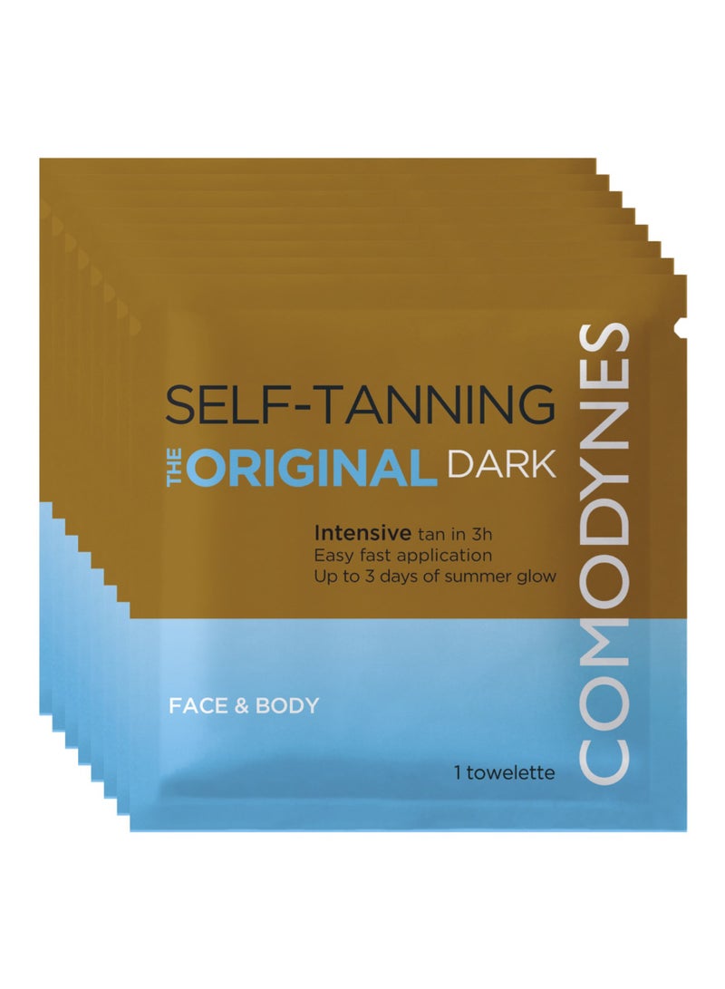 Comodynes Self-Tanning the Original Wipes Dark 8units - Image 1