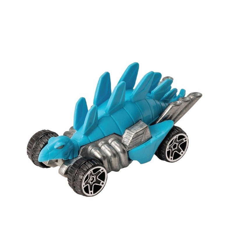 Teamsterz - Beast Machine Metal 3 Inch Dinosaur Blue Car - BM002-2A - 1417432 - Image 2