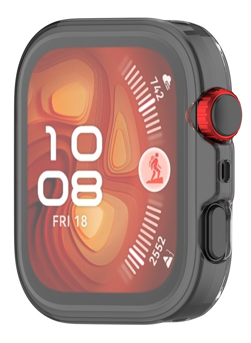 HablTech Protective Case Suitable for Huawei Watch Fit 4 TPU Shockproof Protective Case Clear - Image 2
