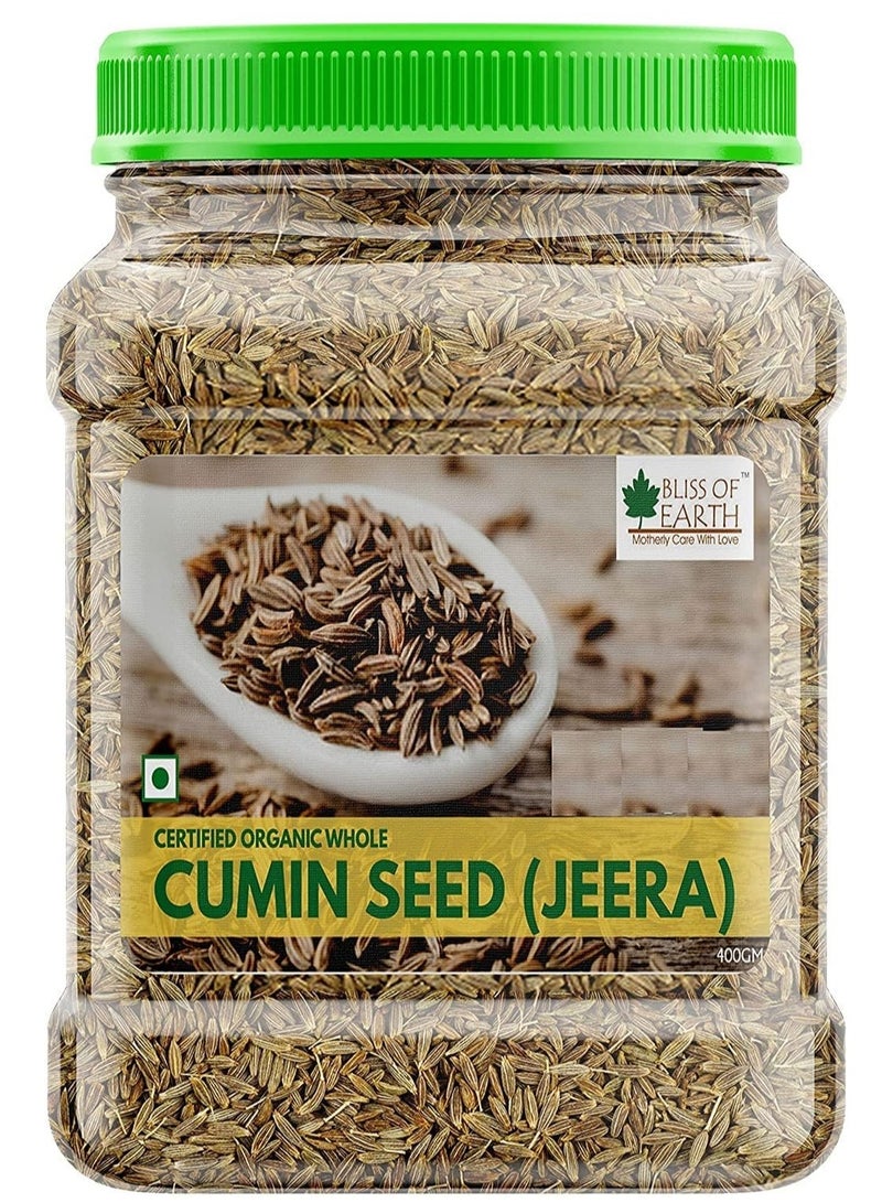 Bliss of Earth 400gm Certified Organic Sabut Jeera - Image 1