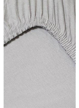 Cotenconcept 4 قطع 50 × 90 + 10 سم ملاءة طفل من قماش مشطوف مرن جانب الأم  - Image 2