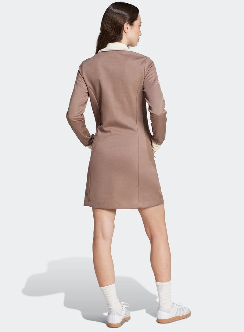 Adidas BB TRACK DRESS Brown Originals Women SKIRTS / DRESSES