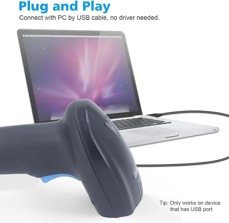 ماسح الباركود اللاسلكي Karlak 2.4G 1D USB بدون حاجة لتعريف، مخصص لمسح الباركود السريع، واجهة تفاعل بشري لتجار التجزئة - Image 3
