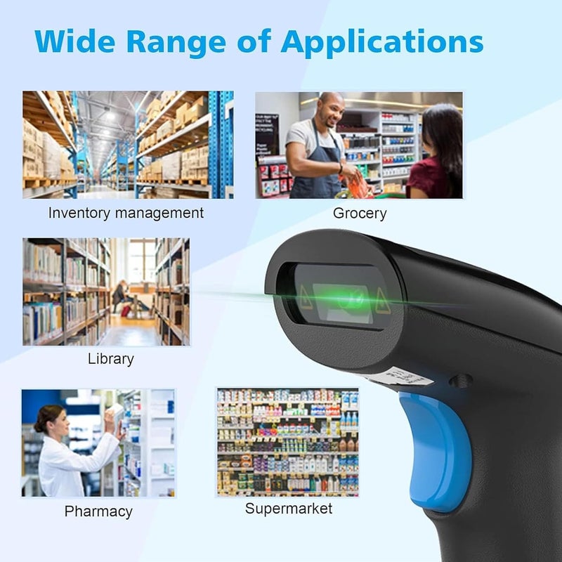 ماسح الباركود اللاسلكي Karlak 2.4G 1D USB بدون حاجة لتعريف، مخصص لمسح الباركود السريع، واجهة تفاعل بشري لتجار التجزئة - Image 4