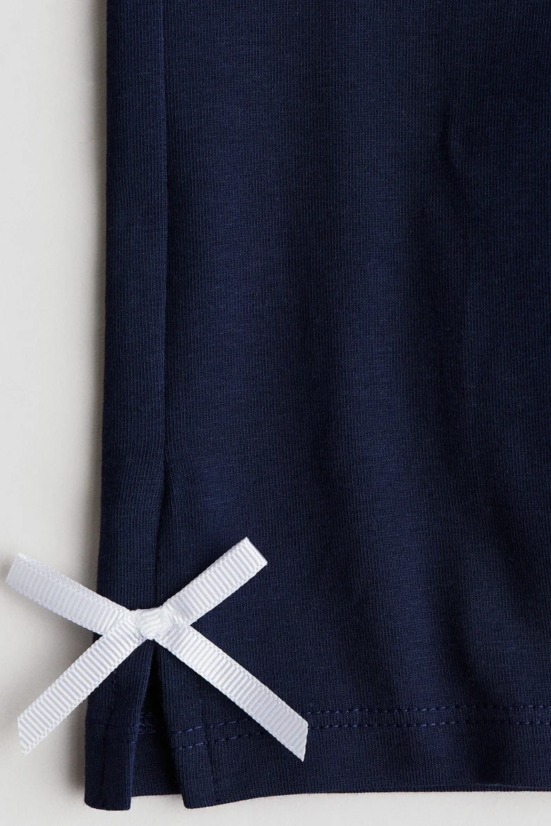 اتش اند ام Bow-detail cycling shorts