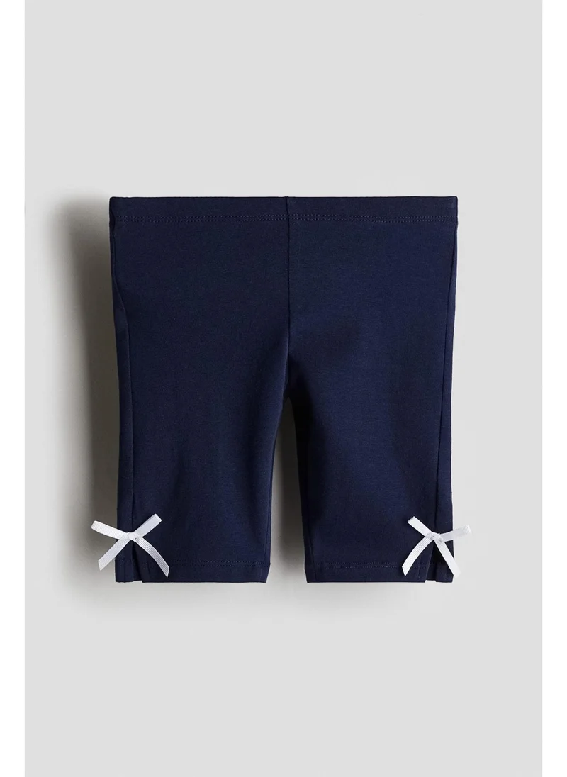 اتش اند ام Bow-detail cycling shorts