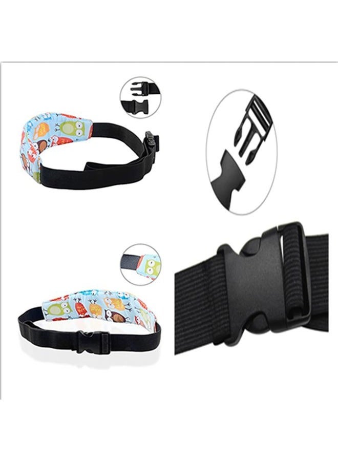 AISIBO Baby Head Support for Car Seat, 2PCS Baby Car seat Head Support, Straps Pillow Support Ban, Head Band Strap Headrest, Seat Head Support Belt for Toddler Infants Child Kids - Image 4