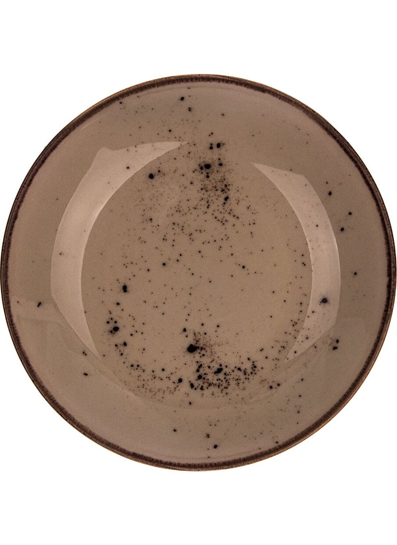 Marianna - 19 cm Classic Deep Plate Capıchino - Image 1