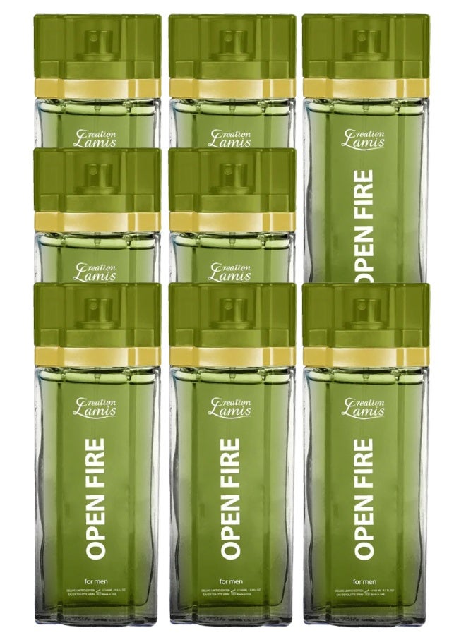 كرياشن لاميس 8 قطع عطر اوبن فاير 100مل - Image 1