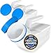 Tilcare Urinals for Men Glow in The Dark Lid by Tilcare 3 Pack 32oz1000mL Thick Plastic Mens Bedpan Bottle with Screwon Lid Spill Proof Urinary Chamber Male Portable Travel Pee Bottles - Image 1