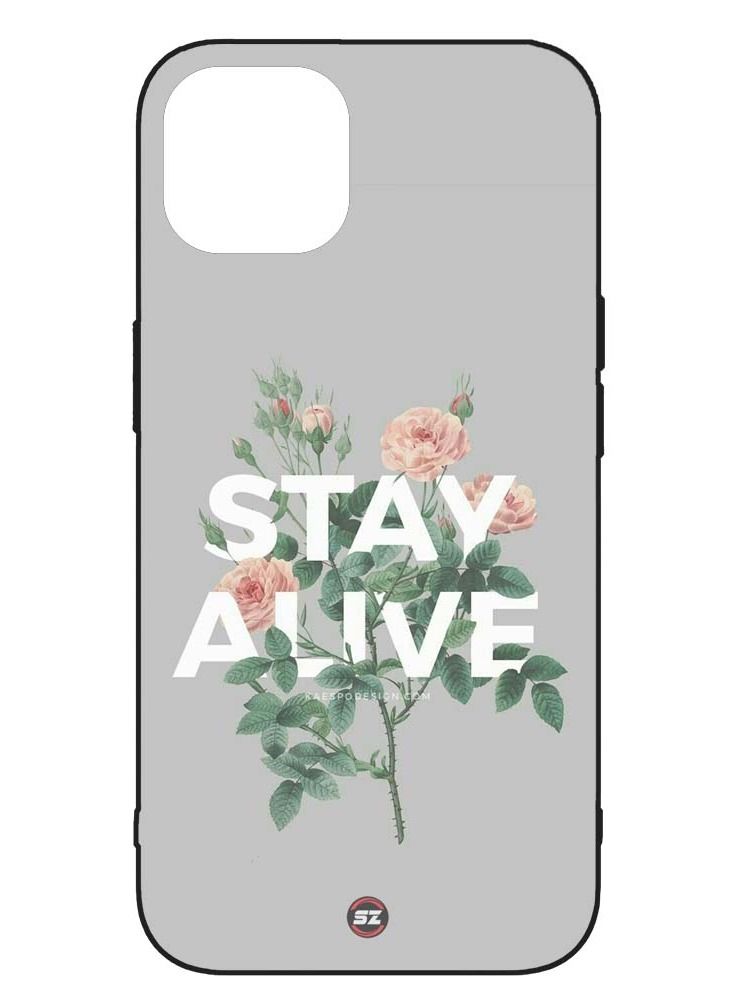 Service Zone Protective Printed Mobile Cover Stay Alive For Apple iPhone 11 - Image 1