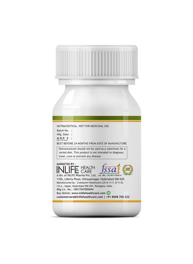 INLIFE Ginkgo Biloba Extract Capsules 120mg | Herbal Supplement | Memory Support - 60 Vegetarian Capsules (Pack of 1, 60) - Image 4