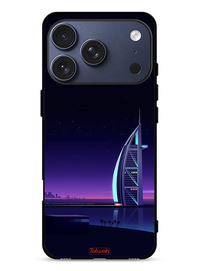 Tolwak Apple iPhone 17 Pro Protective Case Cover Burj Arab Digital Art - Image 1