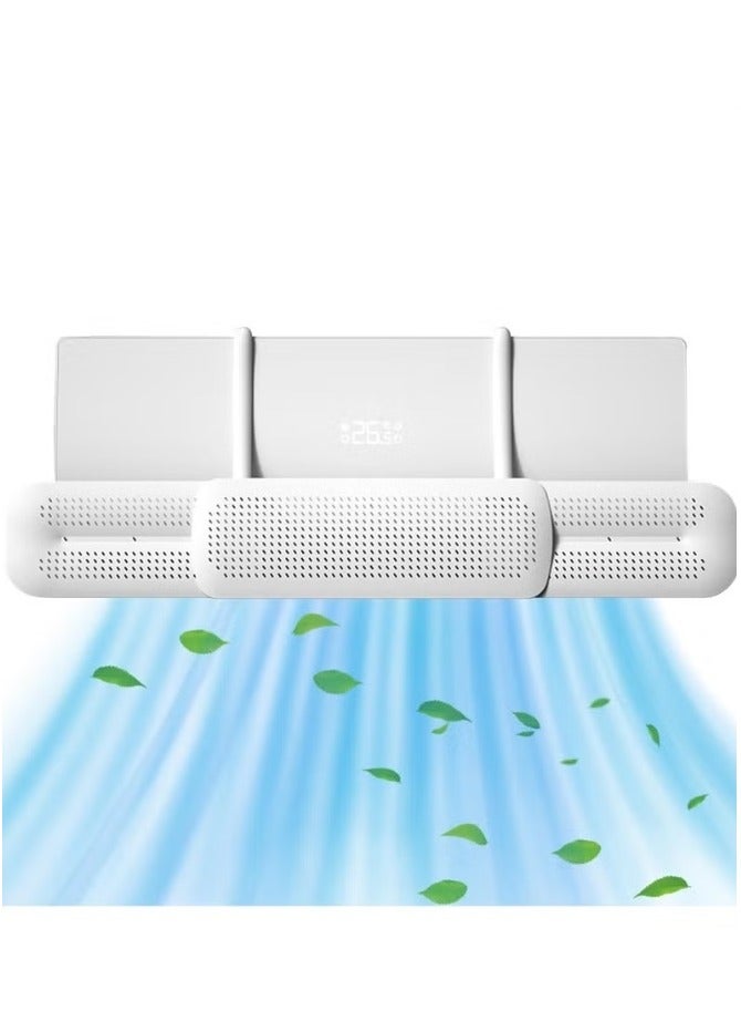 Adjustable Airflow Deflector For Split Air Conditioners, Air Diverters, Wind Direction Deflectors, Retractable Air Conditioner Deflector - Image 2