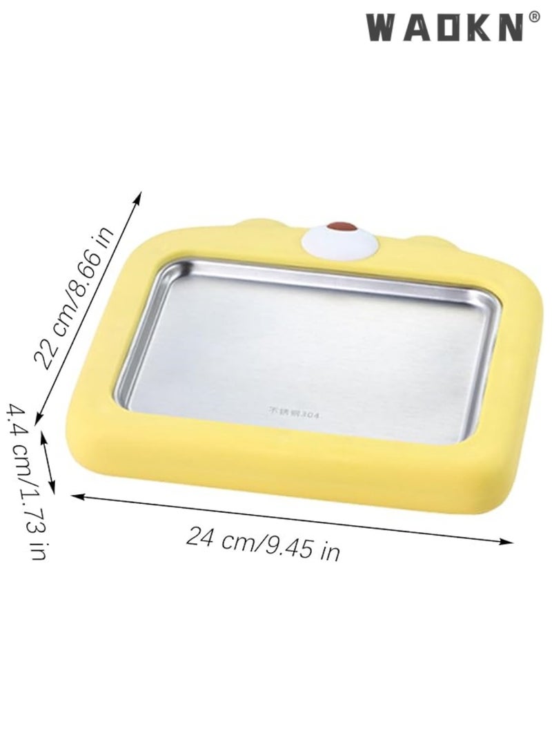 WAOKN Rolled Machine, Cold Tray Yogurt Roller | Non-Electric Plate for Family Activities Children Teens Friends - Image 5