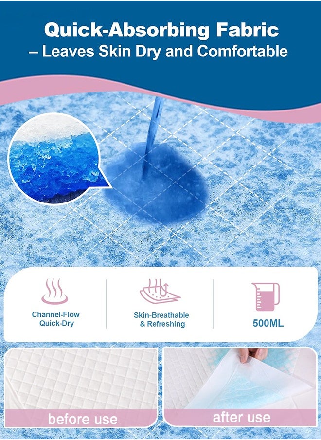 0TO1 TECH Disposable Changing Pads for Baby, Super Absorbent and Waterproof, Super Soft, Portable Diaper Pads (20Pcs)  - Image 4