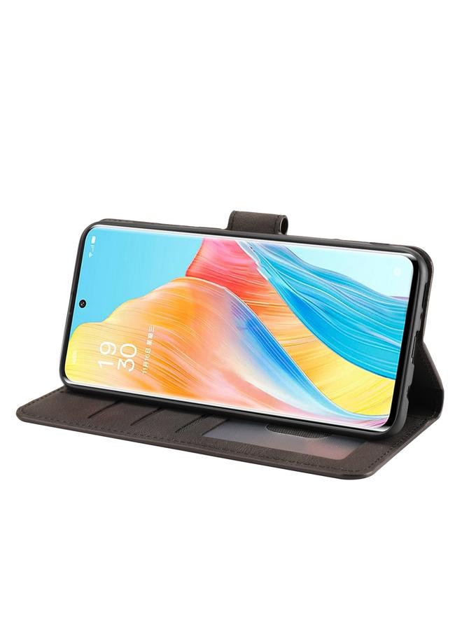 اس-توب جراب هاتف Realme C55 4G Global Fantasy مصنوع من جلد العجل الملمس - Image 5