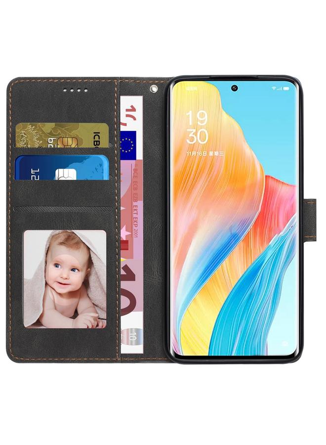 اس-توب جراب هاتف Realme C55 4G Global Fantasy مصنوع من جلد العجل الملمس - Image 4