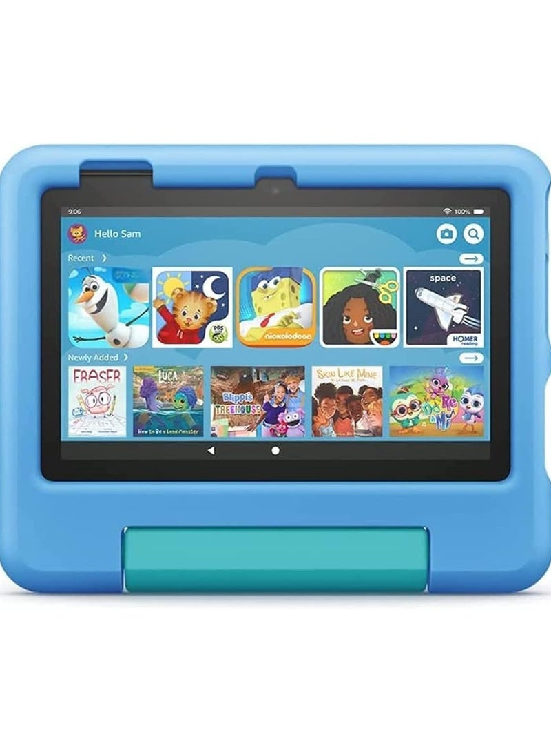 REBENUO Kids tablet Fire 7, 7" display, ages 3-9, with ad-free content kids love, parental controls, 16 GB, (2024 release) - Image 1