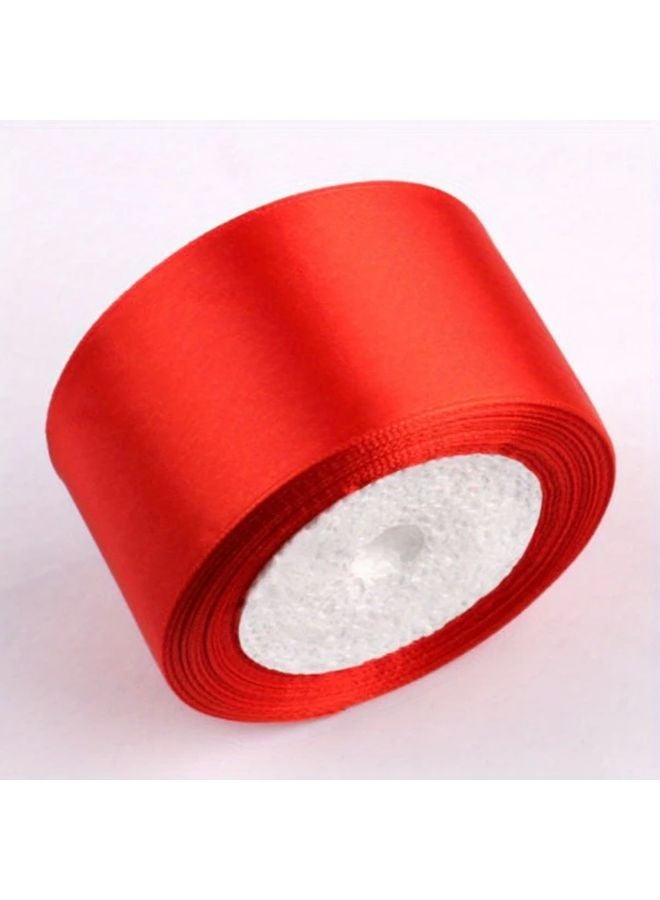 Red Satin Ribbon 22m x 4cm Floral Wedding Party Decorations Gift Wrapping Crafts - Image 4