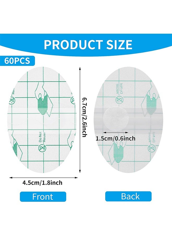 HS Ear Covers For Shower, 60 Pieces Waterproof Ear Stickers Ear Covers For Swimming Shower Ear Protectors with Waterproof Cotton Ear Plugs For Shower Surfing Snorkeling And Other Water Sports  - Image 2