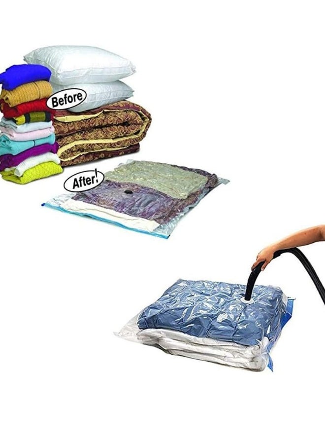 Sanasia Practical Vacuum Storage Bag, Large Compressed Storage Bags Organizer for Home Space Saving 100*70  - Image 3