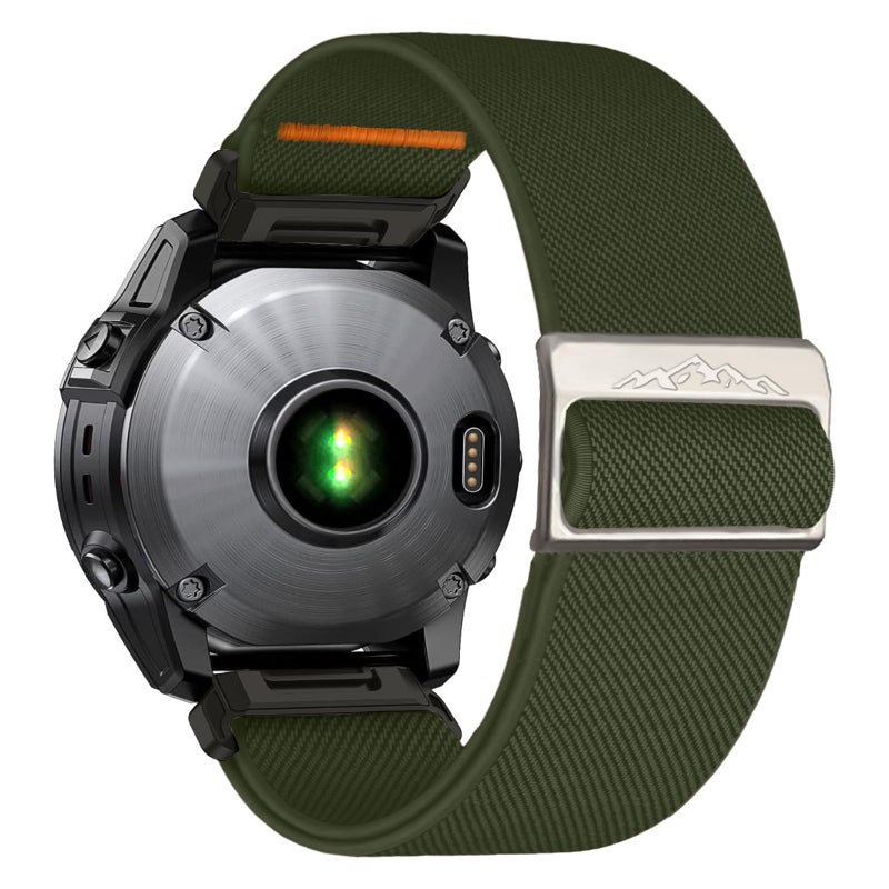 Azonee Rugged Nylon Sports Strap 22mm Compatible with Garmin Fenix 5/6/7 Pro/Forerunner 955/965/945/935/745 - Image 2