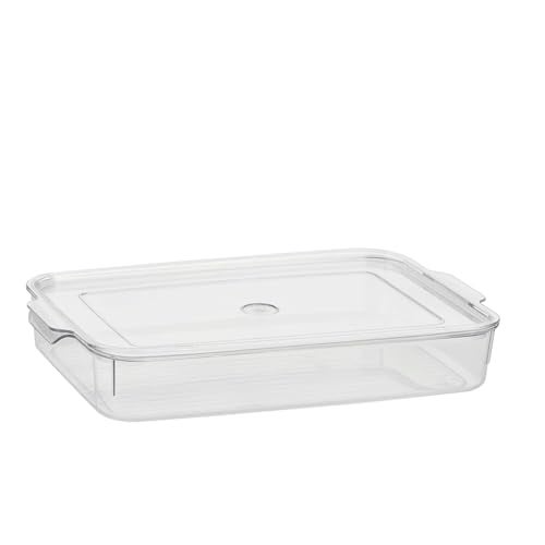 SCL Steelo Steelo Sofresh Small Organiser Plastic Container Kitchen, Air Tight Container Set Fridge safe US FDA Approved PET Food Grade Heavy Duty Material, BPA Free (2700 ml, Pack of 1) - Image 3