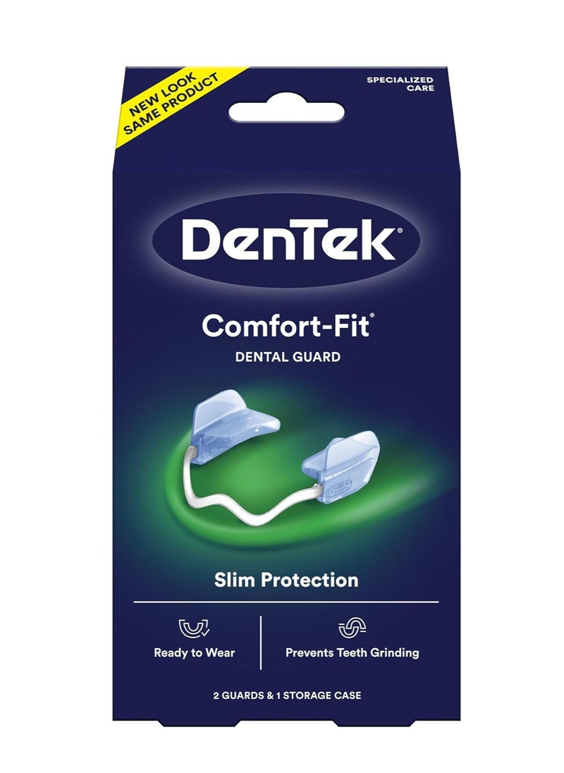 Dentek - DenTek Comfort-Fit Dental Guard For Nighttime Teeth Grinding, Comfort-Fit Guard, 2 count(Pack of 1) - Image 1