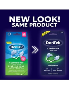 Dentek DenTek Comfort-Fit Dental Guard For Nighttime Teeth Grinding, Comfort-Fit Guard, 2 count(Pack of 1)  - Image 4