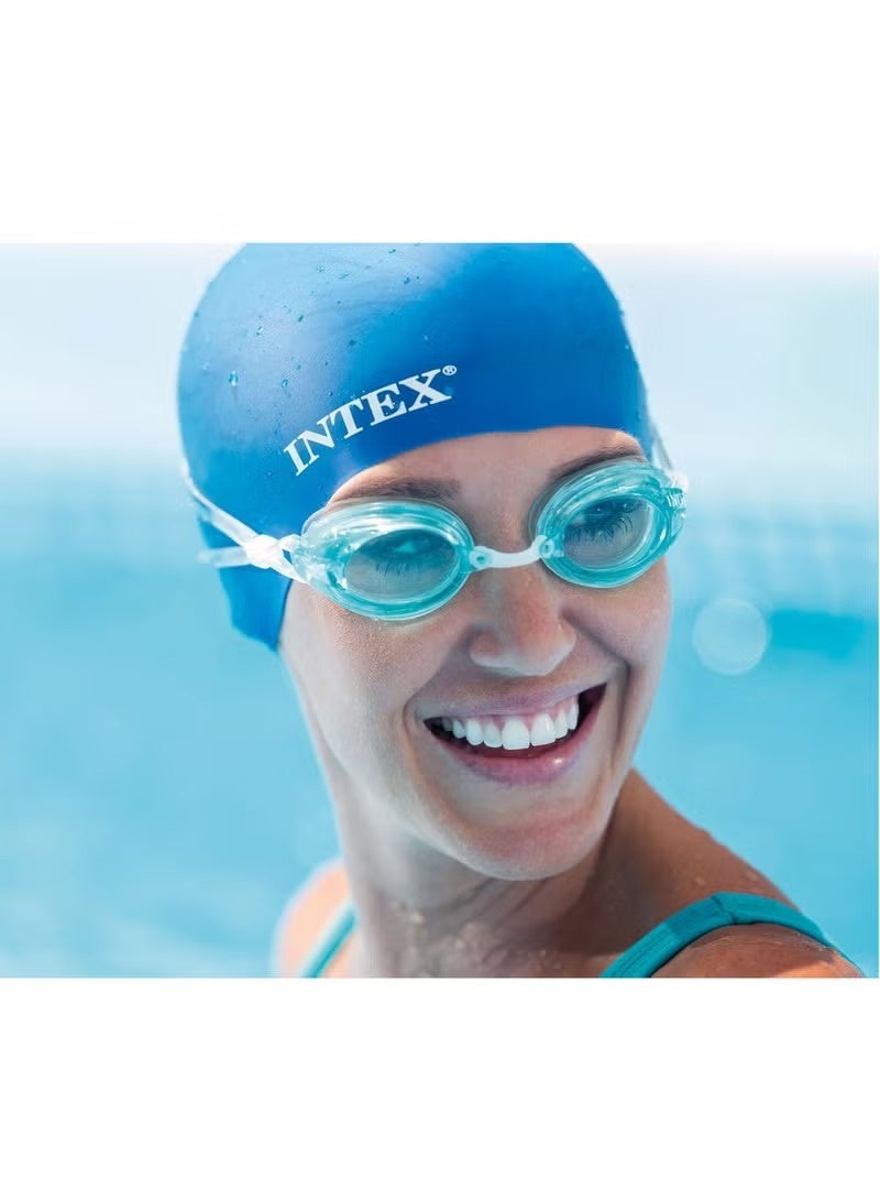 INTEX Professional Swimming Goggles for Kids and Adults – HD Optical Lens, Waterproof, Anti-Fog, Big Frame Swim Glasses for Pool, Training & Sports Use - Image 3