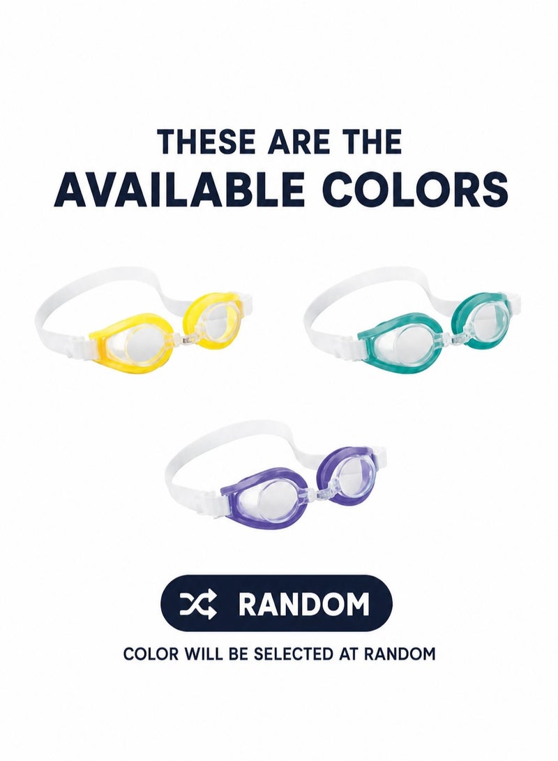 INTEX Professional Swimming Goggles for Kids and Adults – HD Optical Lens, Waterproof, Anti-Fog, Big Frame Swim Glasses for Pool, Training & Sports Use - Image 2