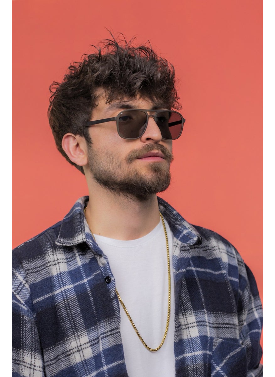 Focus On Asgard Matte Smoked Unisex Sunglasses  - Image 4