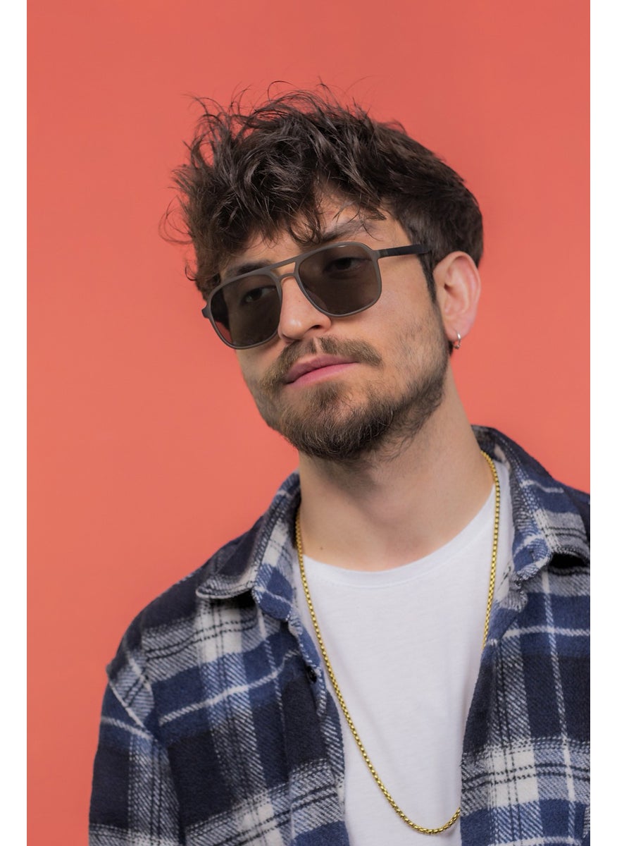 Focus On Asgard Matte Smoked Unisex Sunglasses  - Image 5
