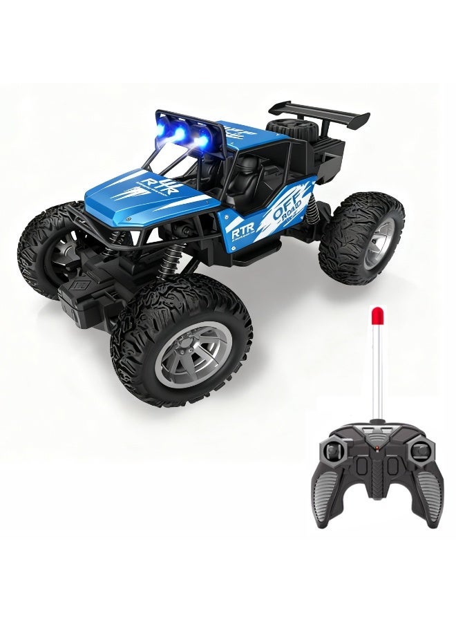 Chanak Explorer Alloy RC Car (1:20 Scale) High-performance 4WD off-road vehicle with shock absorbers, LED lights & rechargeable battery. Durable climbing toy car (Color as per Availability) - Image 2
